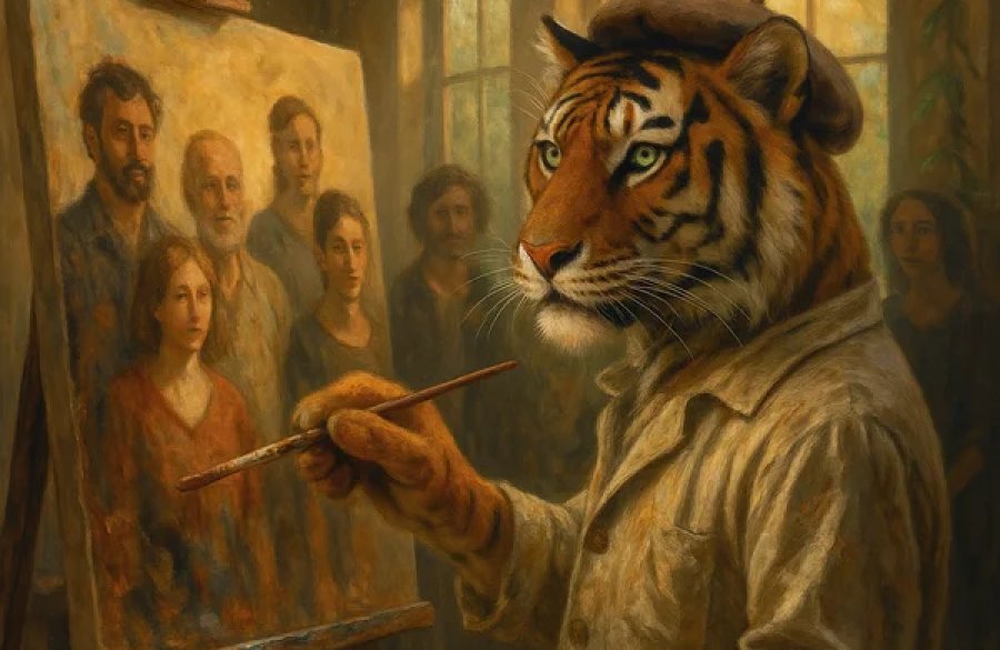 AI generated image template